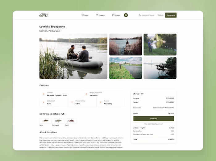Fishing' Platform UI UX design | Web Design | SaaS | Figma