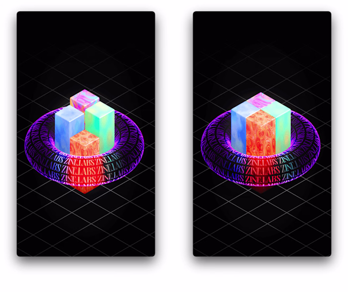 3D ABSTRACT + TYPOGRAPHY MOTION GRAPHICS