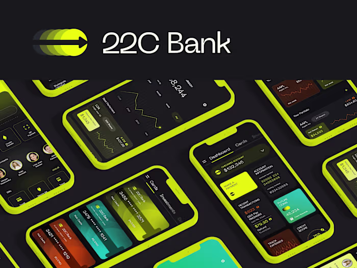 22C Bank App UI / UX
