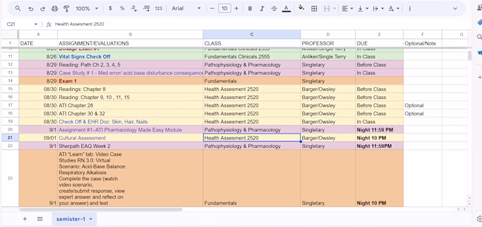 Data Entry and Organization