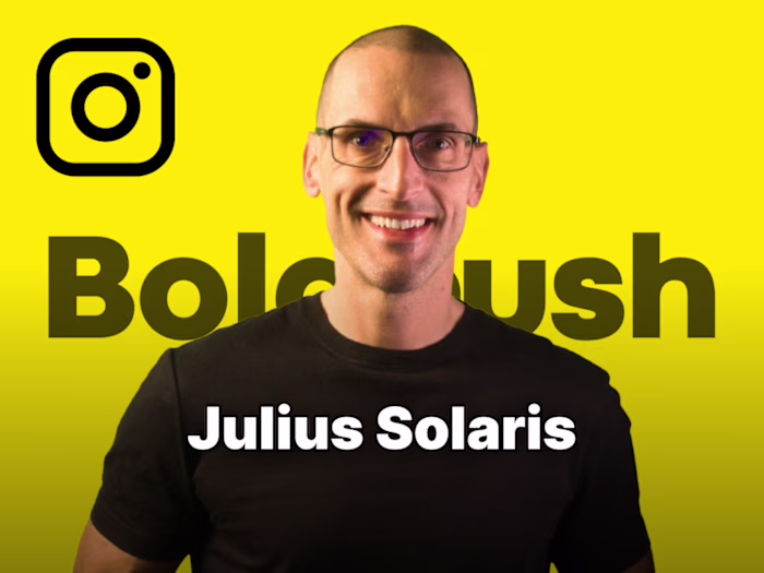 Julius Solaris (Boldpush) - Video Editing & Reels