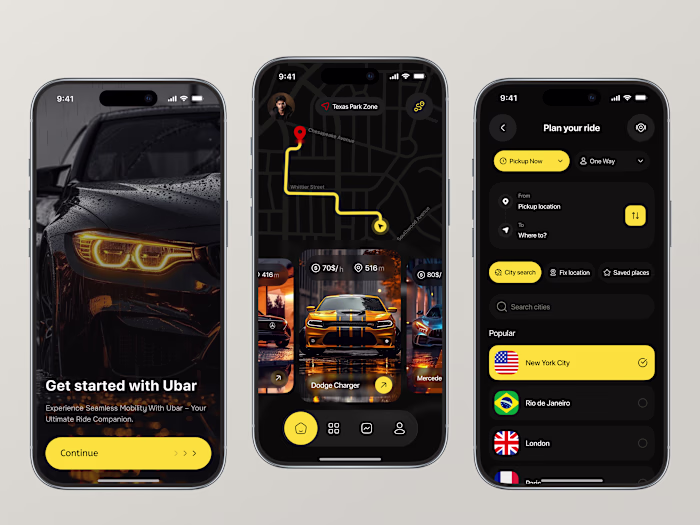 Request a Ride - Car