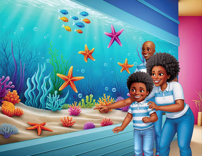 Mike at the Aquarium