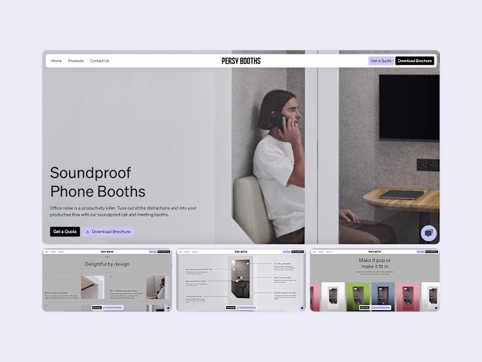 Persy Booths | Webflow Development