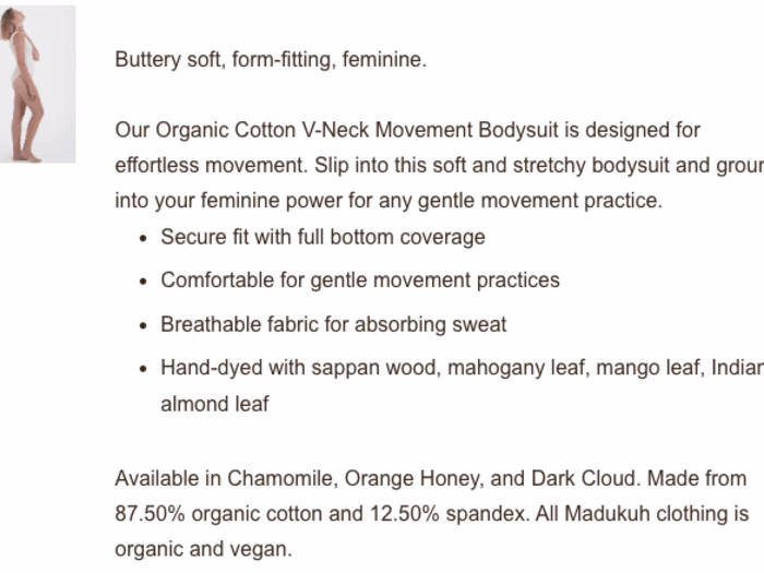 Product Description Editing