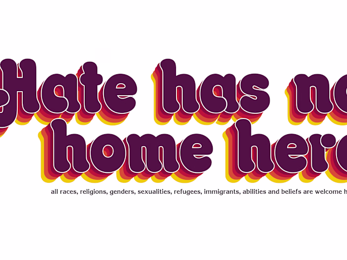 Hate Has No Home Here Poster