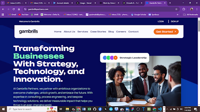 Gambrills Partners LLC Consultancy Website (US)