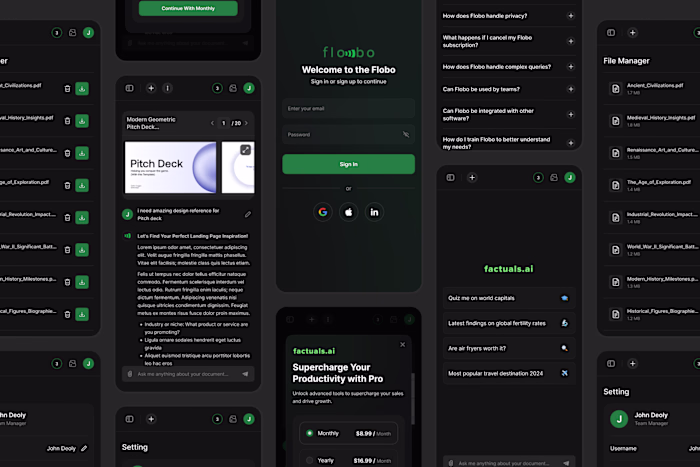 Development of EcoLife and Flobo Mobile Apps