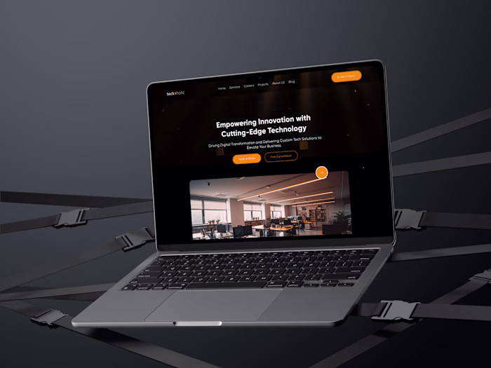 Teckaholic UI Website