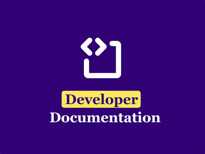 Developer Documentation Revamp