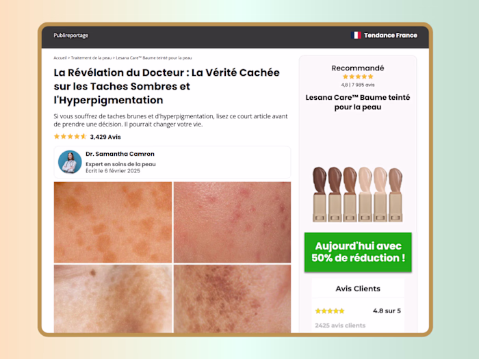 Advertorial Page Design Using Instant.so