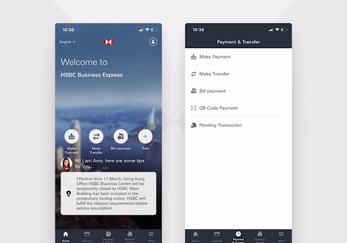 HSBC Business Express Mobile App