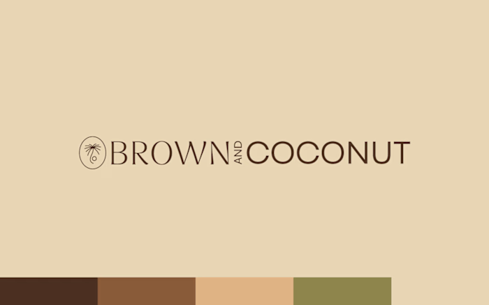 Logo and visual identity design for skincare brand