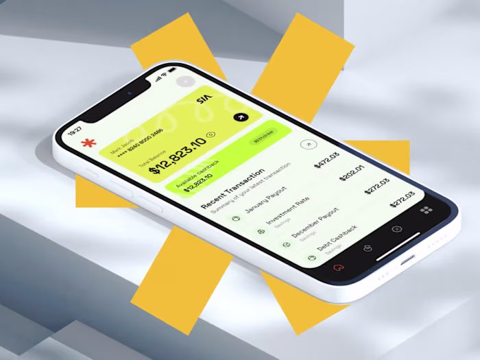 Woney, Financial planner Mobile App Design