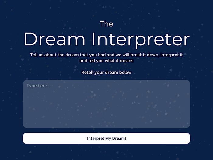 Dream Interpreter