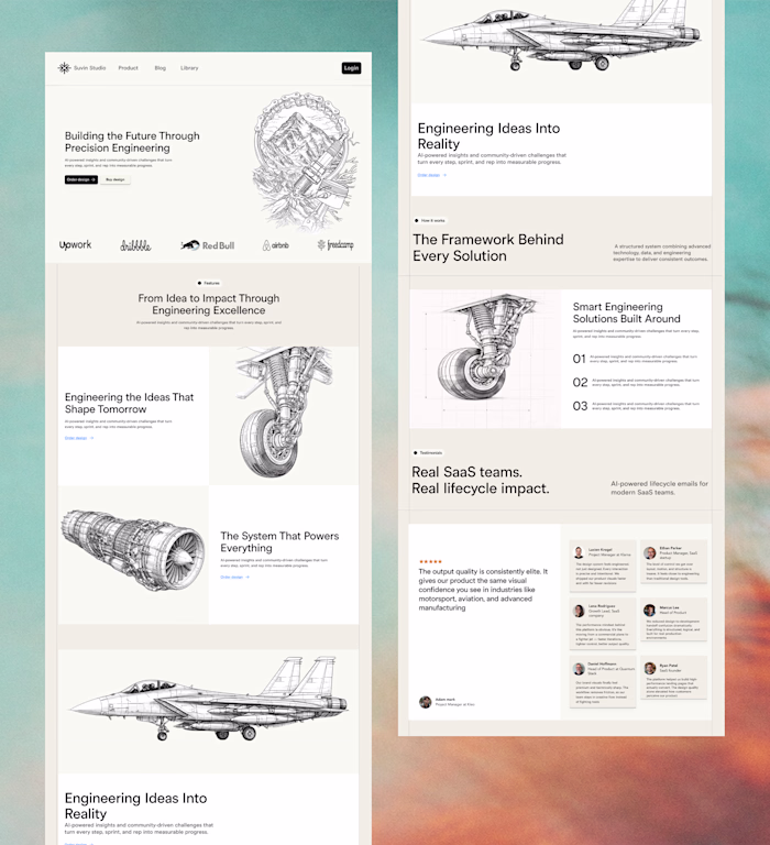 I’ve designed multiple SaaS and