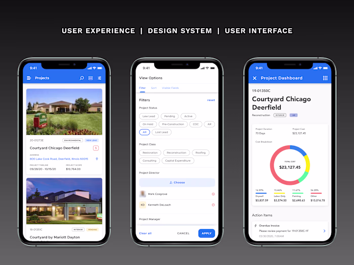 Construction and restoration ERP