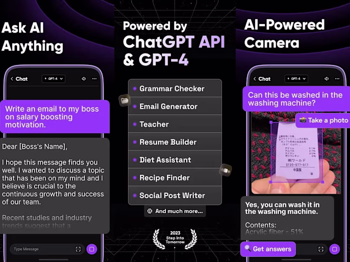 AI Moble chat app