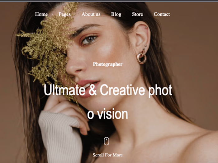 UX/UI design website with responsive