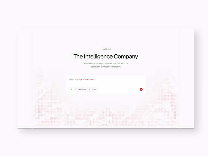Lightbloom: The Intelligence Company