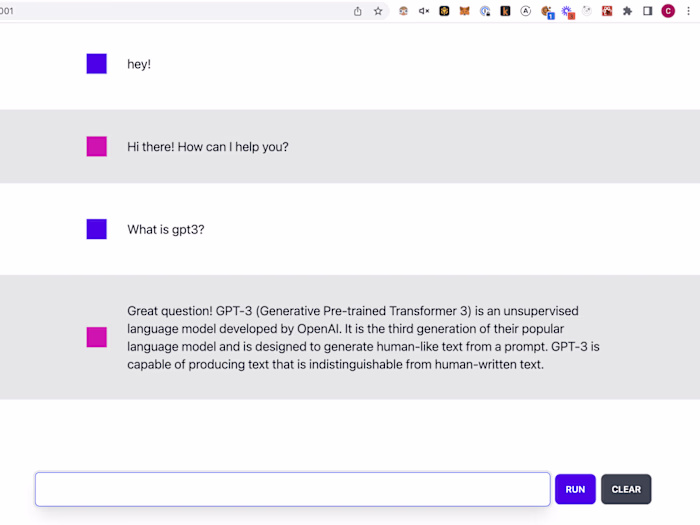 Chatbot starter with GPT3, Twilio, and React
