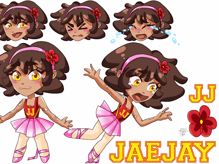 Jaejay Cartoon Character Design 