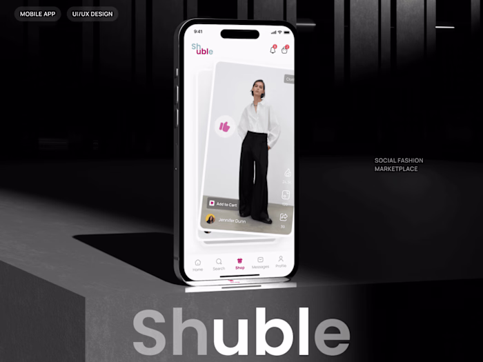 Shuble - Fashion Ecommerce Mobile App