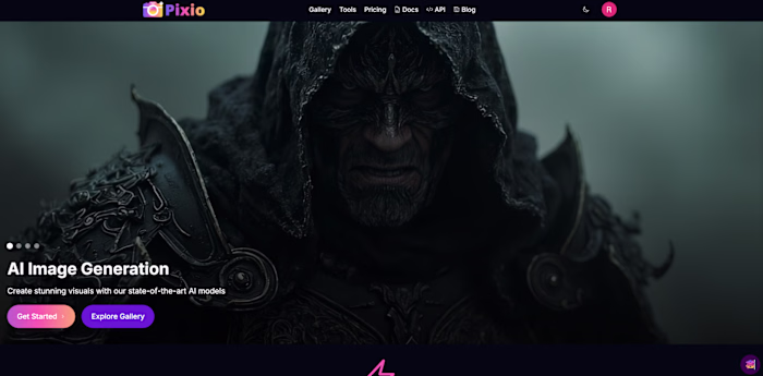 Development of Pixio AI-Powered Creative Platform