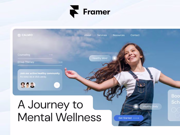 Mental Wellness Website & Framer Developer