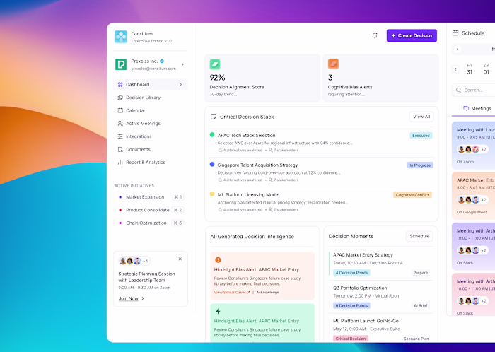 Consilium: AI Decision Co-Pilot