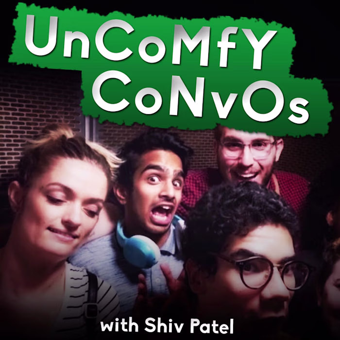 UnCoMfY CoNvOs Podcast Artwork: Branding