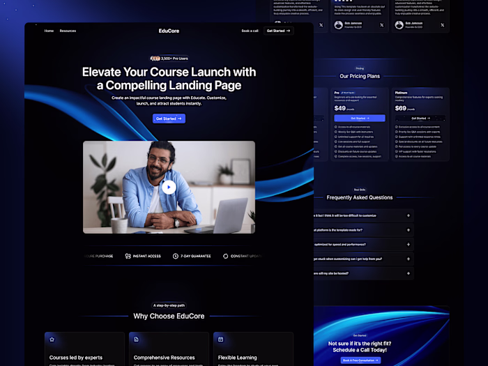 Online Education Website