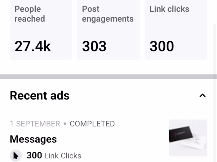 Ads manager 
