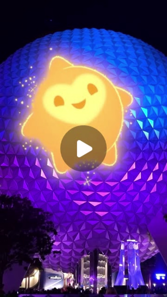 EPCOT light show x Wish Announcement