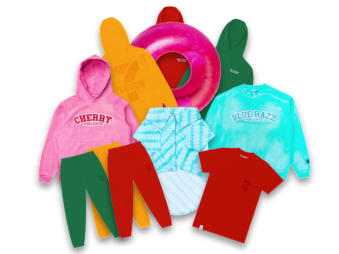 7-Eleven & Slurpee Merch design