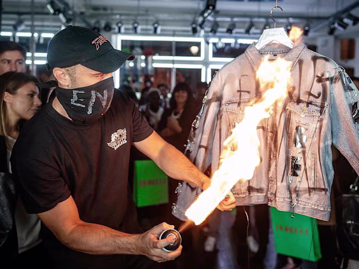 Endless modernises Fiorucci’s renaissance cherubs in his new co…