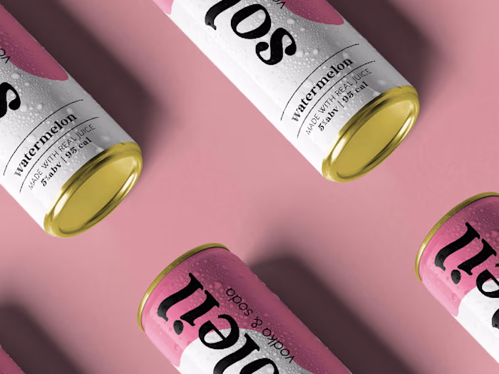 Soleil Vodka & Soda| Brand Identity & Product Design