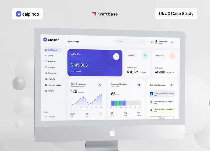 SaaS CRM UI/UX Design