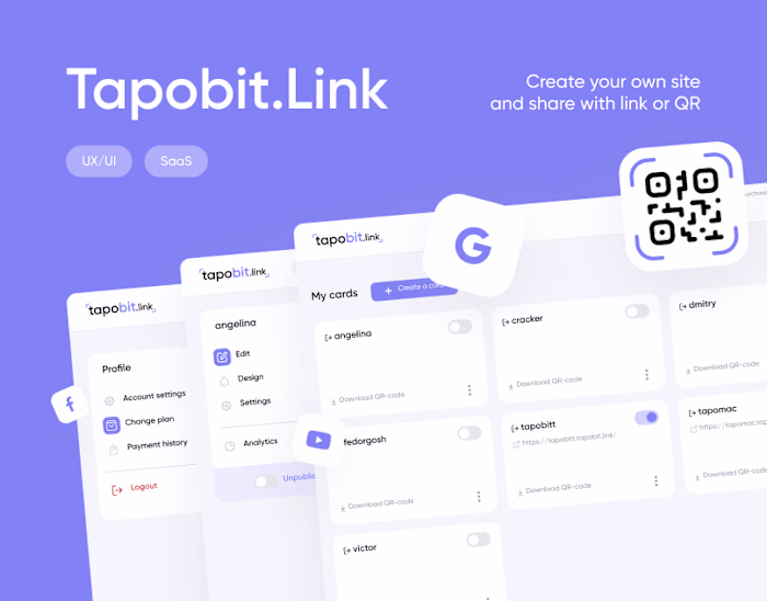 UX/UI Design for SaaS Service & Framer development