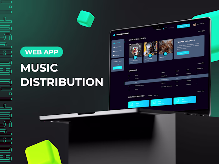 Leading music distribution platform development 