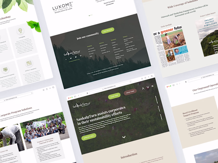 Sankalp Taru Website design Case Study