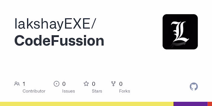 GitHub - lakshayEXE/CodeFussion