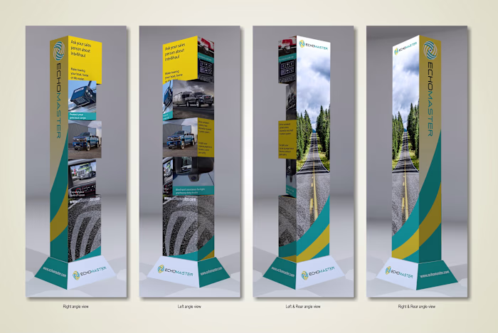 Echo Master 3D Totem Display