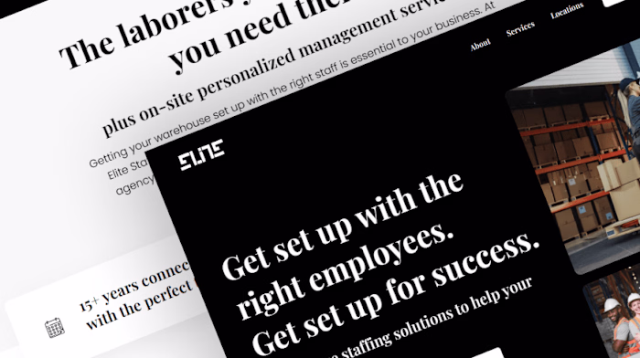 Website Development for Elite Staffing Solution