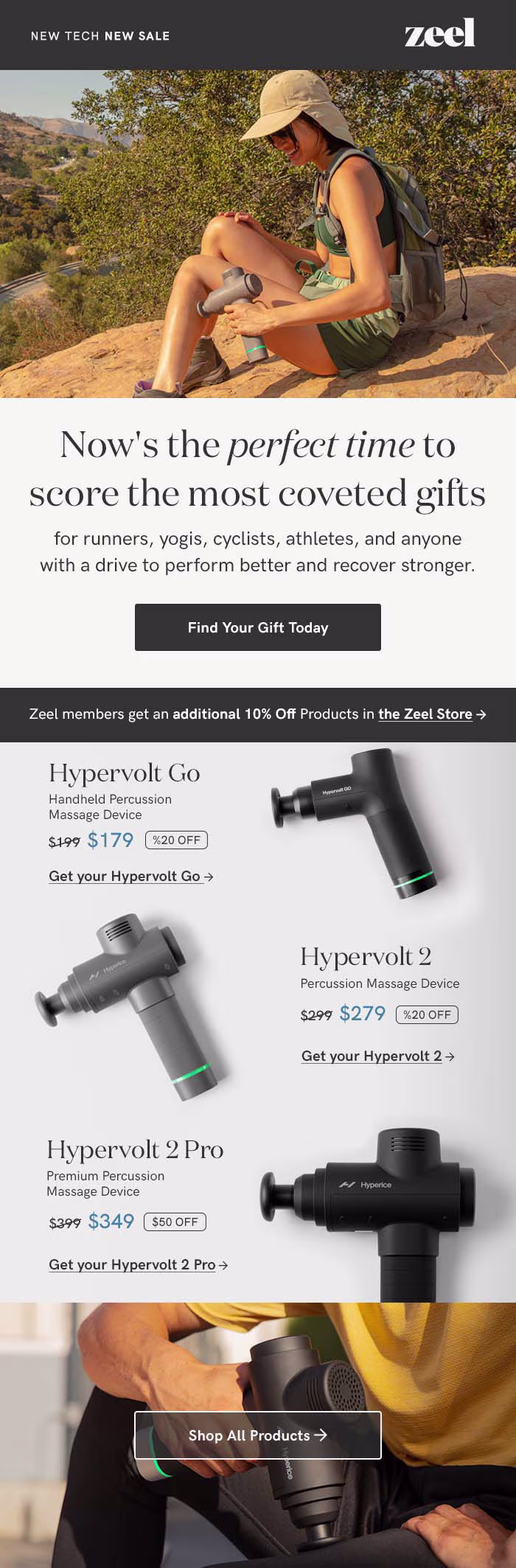 Commerce Email Design - Hypervolt