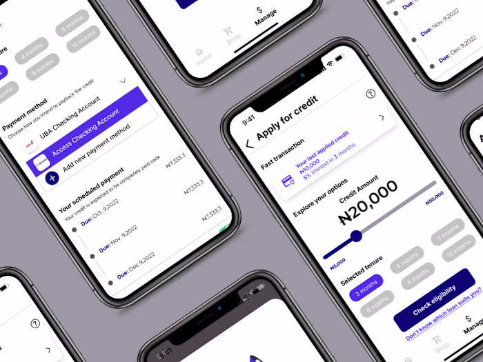 Lucred - Fin Tech Mobile app