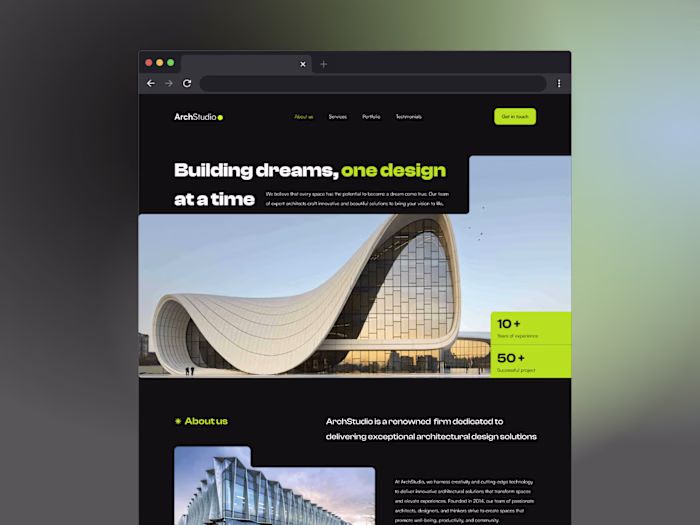 ArchStudio Website
