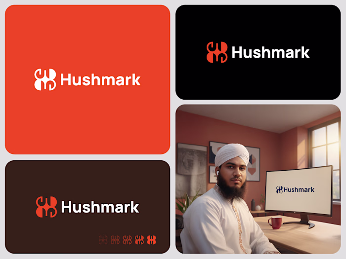 Hushmark is a sleek, modern brand identity built on clarity,...