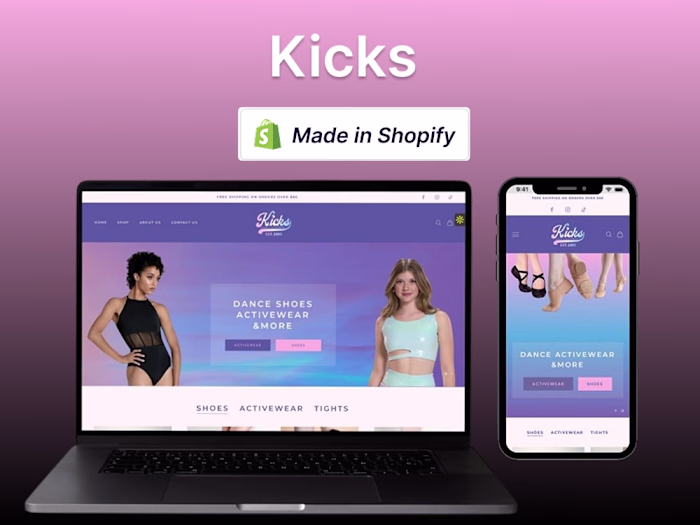 Dynamic Shopify Store for Dance & Activewear Brand