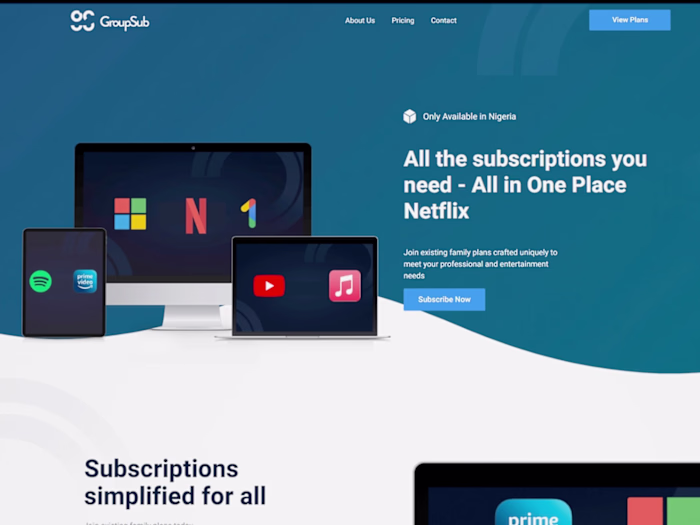 Join Group Subscription Plans Today Within Nigeria